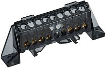 TEKFOR Шина N "ноль" в комбинированном DIN-изоляторе "Стойка" 6х9-(3+4)-Ч IEK