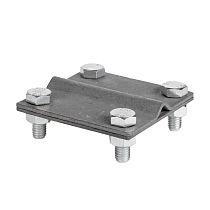 Зажим универсальный полоса 40 - прут 10 (пластина 70x70мм) HZ EKF PROxima