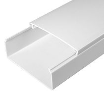 Кабель-канал белый двойной замок в п/э 100х40 (8 м/уп) Промрукав