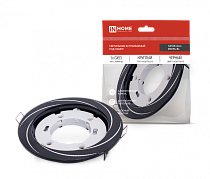 Светильник встраиваемый GX53R-deco ВИХРЬ-BL под GX53 черный IN HOME