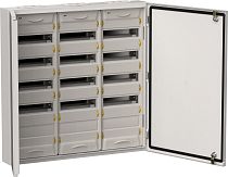 Корпус металлический TITAN 5 ЩРн-180 (3х60) 835х830х140мм IP54 серый (две двери)  IEK