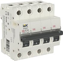 ARMAT Автоматический выключатель четырехполюсный M06N 4P C 4А  IEK