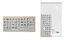 Комплект пиктограмм для маркировки щитков "Расширенный"  TDM
