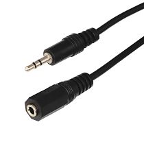 Шнур Стерео 3,5мм гнездо - Стерео 3,5мм штекер, 7м REXANT