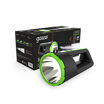 Фонарь прожекторный Gauss модель GFL701 5W 280lm Li-ion 5000mAh диммируемый LED 1/10/30 Фонарь прожекторный Gauss модель GFL701 5W 280lm Li-ion 5000mAh диммируемый LED 1/10/30