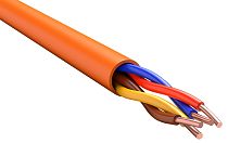 ITK Кабель безгалогенный КПСТТнг(А)-HF 2х2х0,50 оранжевый (200м)