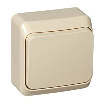 ЭТЮД открытая установка Кремовый Выключатель 1клавишный Systeme Electric (Schneider Electric)