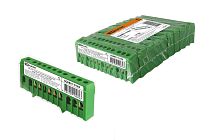 Шина "N" нулевая в изоляторе на DIN-рейку 6x9мм 12 групп  инд. стикер  TDM