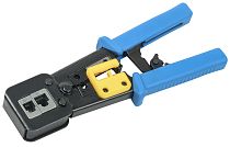 ITK Инструмент обжимной RJ-45/12 с храп. мех. FPS IEK ITK Инструмент обжимной RJ-45/12 с храп. мех. FPS IEK