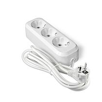 Удлинитель Е-303 ПВС 3*1 3 гнезда с заземлением 3м UNIVERSAL