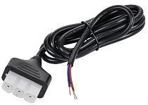 LIGHTING Кабель питания 1,5м черный для светильника светодиодного линейного 1010 IEK