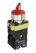 Переключатель LAY5-BK2465 2 положения красный  IEK