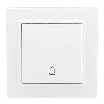 Кнопка звонка  СП, Минск, 10А, белый EKF