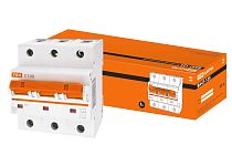 Выключатель автоматический ВА47-125 3Р 100А 15кА  х-ка С  TDM