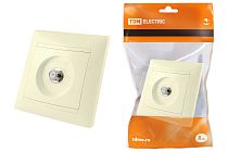 Розетка SAT (F-разъем) 0-2400МГц сл. кость "Лама"  TDM