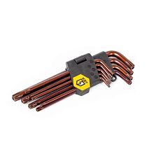 Набор ключей TORX КТ-9s (Т10-Т50) КВТ Набор ключей TORX КТ-9s (Т10-Т50) КВТ