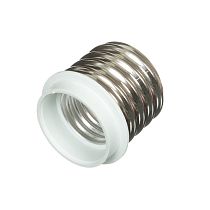 Переходник General GLH-E40/E27-W, с E40 на E27, белый, 1/50/600