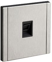 FORTE&PIANO Розетка компьютерная RJ45 кат.6 FP731M металл никель IEK