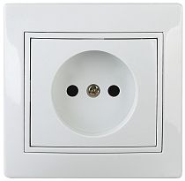 Розетка ЭРА Intro Plano 1-201-01 16А 250В белый без заземления