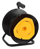 Катушка пластиковая ЭРА без заземления 1 розетка, K-P-1