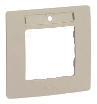 ETIKA Рамка 1-местная с держателем для маркировки слоновая кость