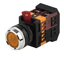 Кнопка ЭРА ABLFS-22 желтый d22мм неон/240В 1з+1р (10/400/3200) Кнопка ЭРА ABLFS-22 желтый d22мм неон/240В 1з+1р (10/400/3200)