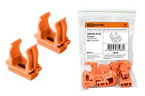 Крепеж-клипса для трубы ПНД 25 мм (10 шт.) оранжевая  TDM