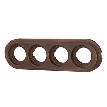 Рамка 4 постовая (,Старое дерево, на бревно, 260мм) Bironi