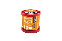 Припой ПОС 40, проволока, ГОСТ 21931-76, Ø1 мм, 200 г, катушка, серия "Алмаз"  TDM