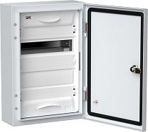 TITAN 5 Корпус металлический ЩРн-24 (1х24) 460х310х140мм IP54 белый (одна дверь) IEK TITAN 5 Корпус металлический ЩРн-24 (1х24) 460х310х140мм IP54 белый (одна дверь) IEK