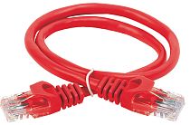 ITK Коммутационный шнур кат. 6 UTP PVC 1м красный IEK