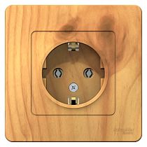 Blanca скрытая установка Ясень Розетка с заземлением, 16А Systeme Electric (Schneider Electric)