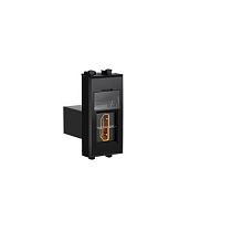 Розетка модульная HDMI  Avanti 4402251 черный квадрат тип А-А 1 модуль DKC
