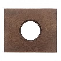 Рамка 1 постовая, скрытый монтаж, Шедель Форест, дерево, цвет Винтаж Bironi