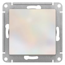 AtlasDesign Жемчуг 1-клавишный Выключатель 2-полюсный, 10А, механизм Systeme Electric (Schneider Electric)