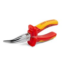 Длинногубцы изогнутые диэлектрические "Профи" 160 мм КВТ