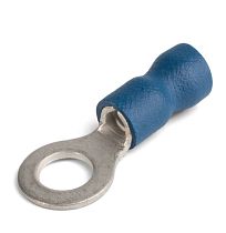Наконечник кабельный кольцевой изолированный НКИ 2.5-5 серия EasyFix с ПВХ манжетой Наконечник кабельный кольцевой изолированный НКИ 2.5-5 серия EasyFix с ПВХ манжетой