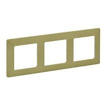 Рамка трехпостовая универсальная лайм Valena LIFE Legrand