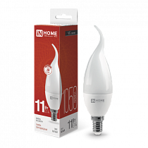 Лампа светодиодная LED-СВЕЧА НА ВЕТРУ-VC 11Вт 230В Е14 4000К 1050Лм IN HOME Лампа светодиодная LED-СВЕЧА НА ВЕТРУ-VC 11Вт 230В Е14 4000К 1050Лм IN HOME