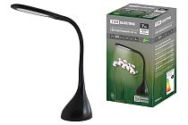 Светильник светодиодный настольный СН-16, 7 Вт, сенсор-диммер, 5000 К, 220 В, черный,  TDM Светильник светодиодный настольный СН-16, 7 Вт, сенсор-диммер, 5000 К, 220 В, черный,  TDM