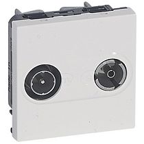 Розетка TV/FM 9.52 Mosaic Legrand Розетка TV/FM 9.52 Mosaic Legrand