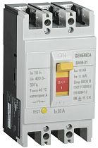Автоматический выключатель трехполюсный 80А 18кА ВА66-31 GENERICA IEK