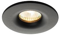 Светильник встраиваемый алюминиевый ЭРА KL105 BK MR16 GU5.3 черный
