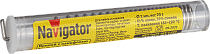 Припой Navigator 93 107 NEM-Pos01-61K-2-F20 (ПОС-61, колба, 2 мм, 20 гр)