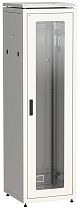 ITK Шкаф сетевой 19" LINEA N 33U 600х800 мм стеклянная передняя дверь, задняя металлическая серый IEK