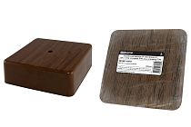 Коробка распаячная КР 100х100х44 ОП бук, с клем. колодкой, IP40, инд. штрихкод  TDM