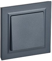 Выключатель одноклавишный BRITE 10А в сборе ВСР10-1-0-БрМ маренго  IEK