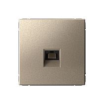 ArtGallery Шампань Розетка компьютерная RJ45, кат. 5е, механизм Systeme Electric