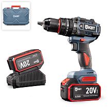 Дрель-шуруповерт DB-20-160 серия ПРОФИ Бесщеточная ударная дрель-шуруповерт с максимальным размером оснастки до 13 мм.