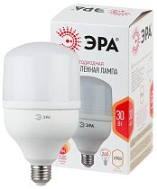 Лампа светодиодная ЭРА STD LED POWER T100-30W-2700-E27 колокол теплый белый свет
